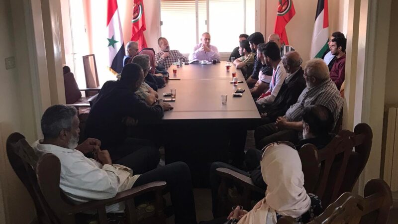 اجتماع موسع لكادر فدا في دمشق ومخيماتها